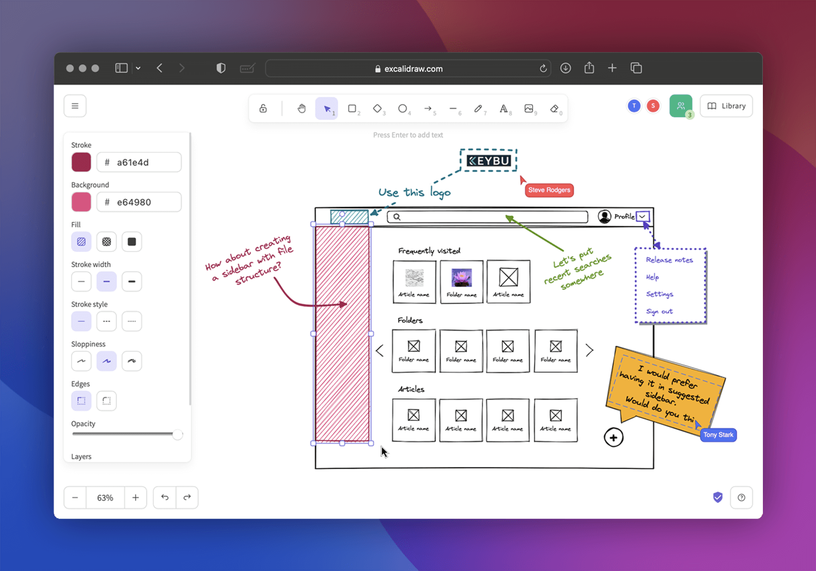 Gambar Ide Kamu dengan Excalidraw